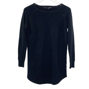 Skull Cashmere XS Womens Black Wool Cashmere Sweater Round Neck